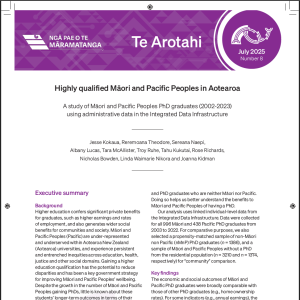Te Arotahi Paper July 2025